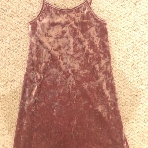 Pink velvet super cute forever 21 dress